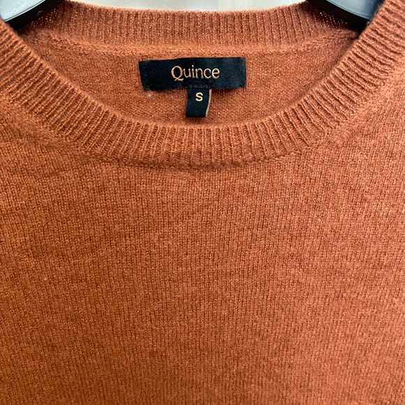 Quince Mongolian Cashmere Crewneck Sweater in Chestnut Women’s Size Small - Picture 5 of 8